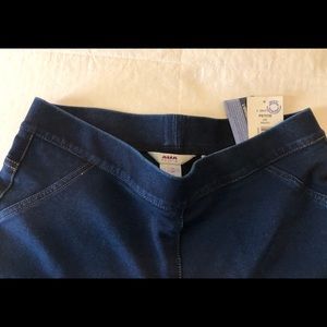 alia womens denim tech stretch pull on pants